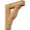 Ekena Millwork Funston Block Rough Sawn Bracket, Western Red Cedar, 6"W x 30"D x 34"H BKT06X30X34FST05RWR - alternate 1
